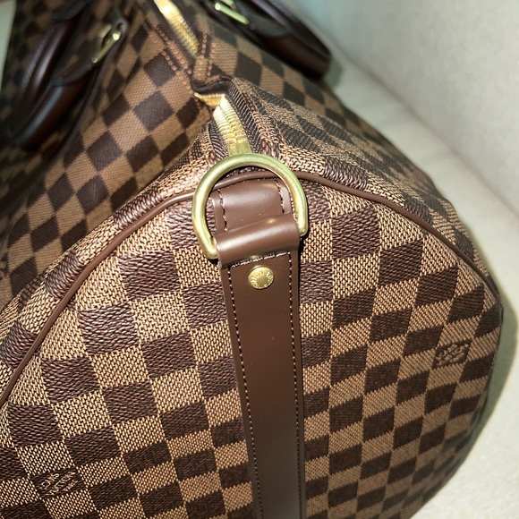 LIKE NEW Louis Vuitton ♡ Keepall Bandoulière 55 Damier Ebene Duffle - Picture 8 of 16